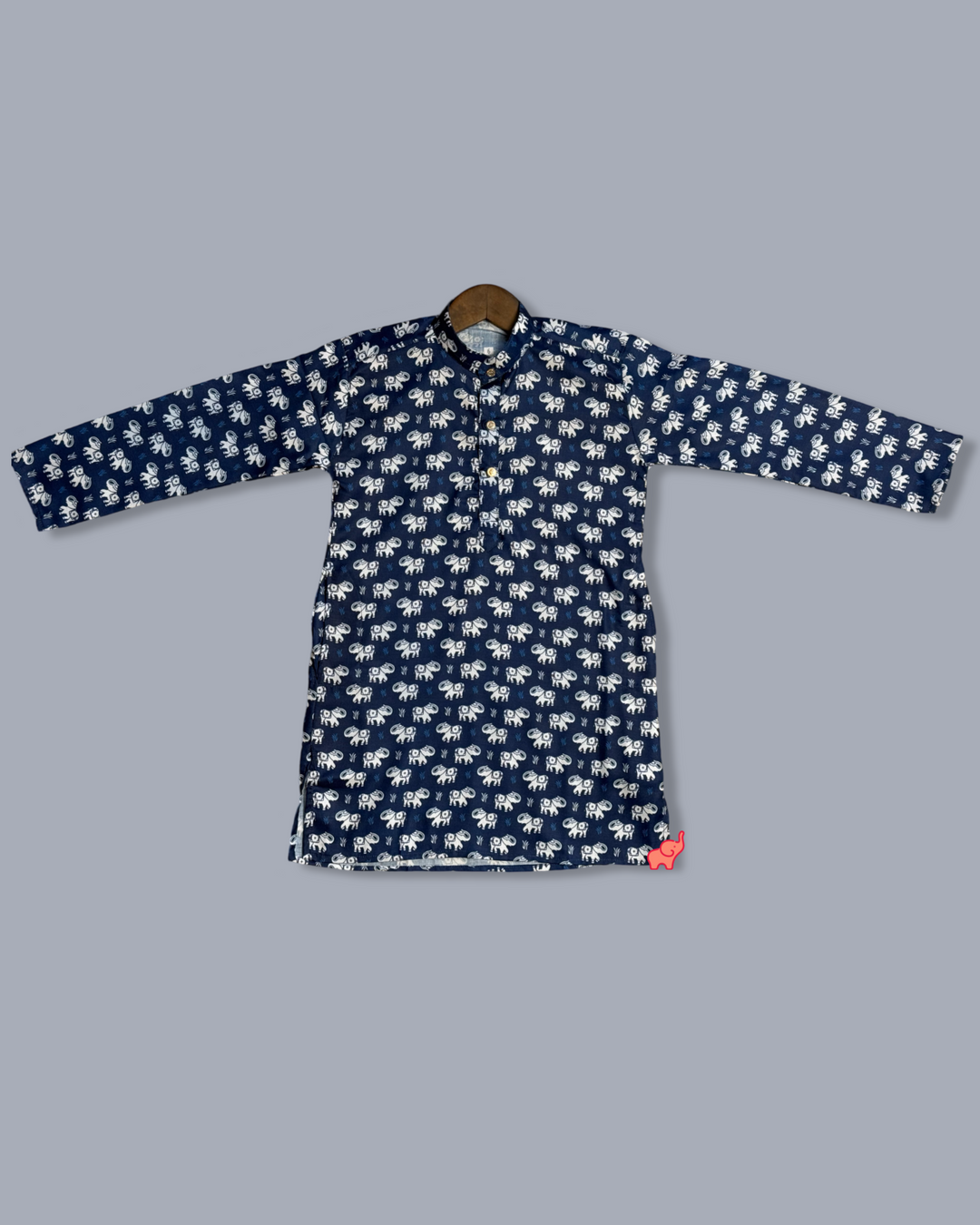 Kid's Printed Kurta with Pajamas