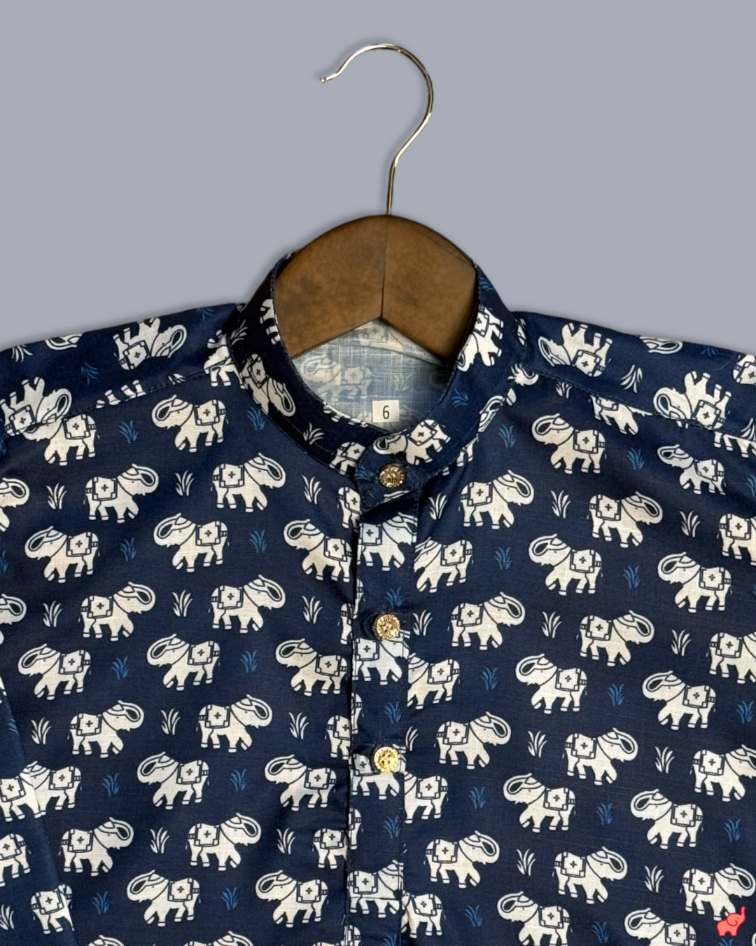 Kid's Printed Kurta with Pajamas